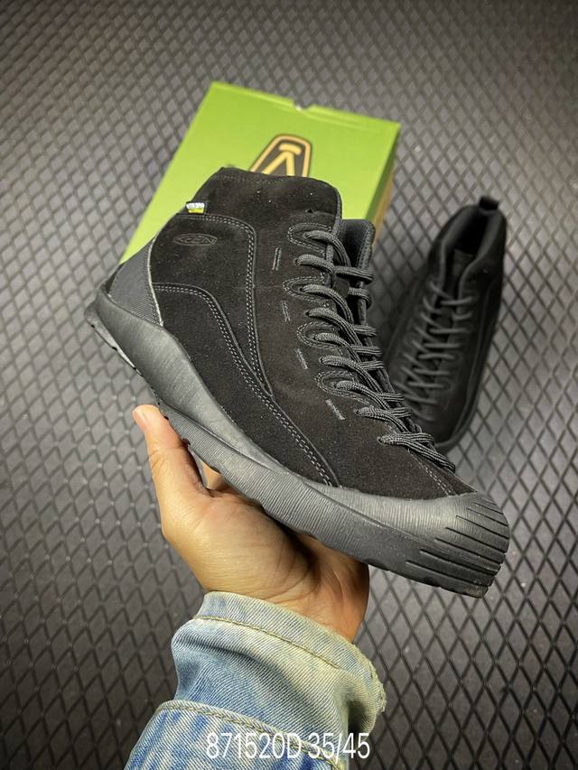 新货美国人气户外品牌-科恩Keen Jasper Rocks Sp贾斯珀都市系列复古中帮系带户外风露营徒步登山运动训练鞋 原楦型开发纸版#中山原单货 极力推荐版