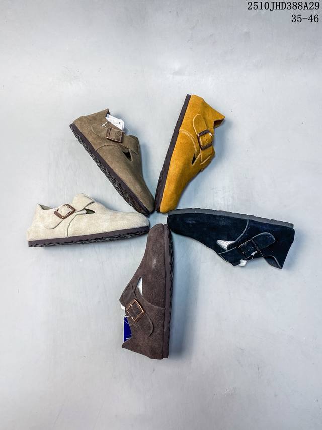 勃肯鞋Birkenstock 真皮软木拖 出口韩国的订单！ 有没有姐妹跟我一样，喜欢鞋拖，懒得弯腰系鞋带 所以Birkenstock博肯鞋真的是我的爱 很久就一