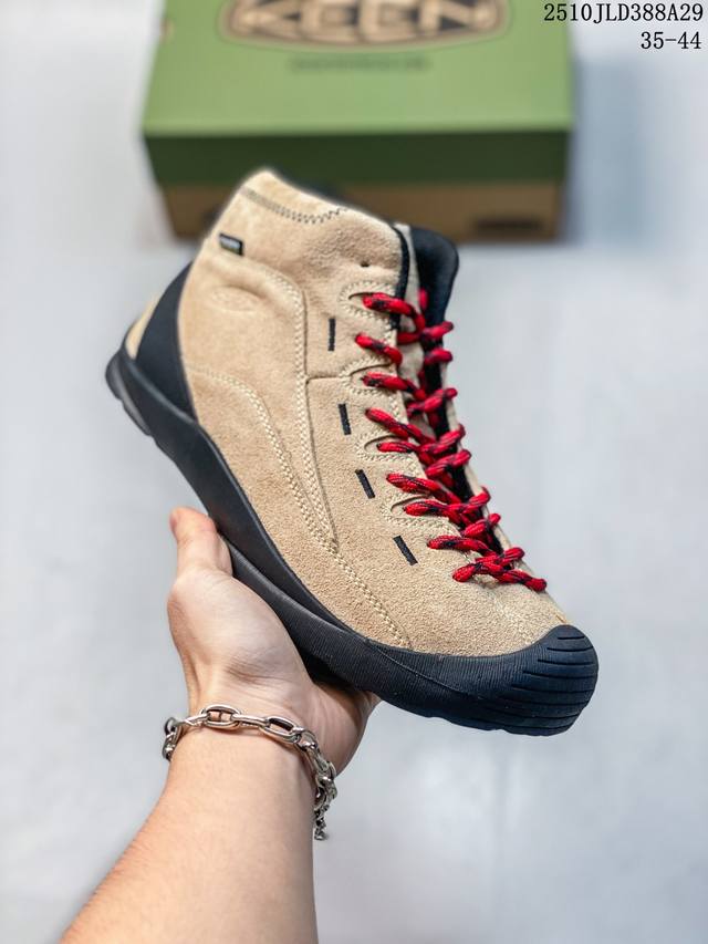 美国人气户外品牌-科恩Keen Jasper Rocks Sp贾斯珀都市系列复古中帮系带户外风露营徒步登山运动训练鞋 原楦型开发纸版#中山原单货 极力推荐版本