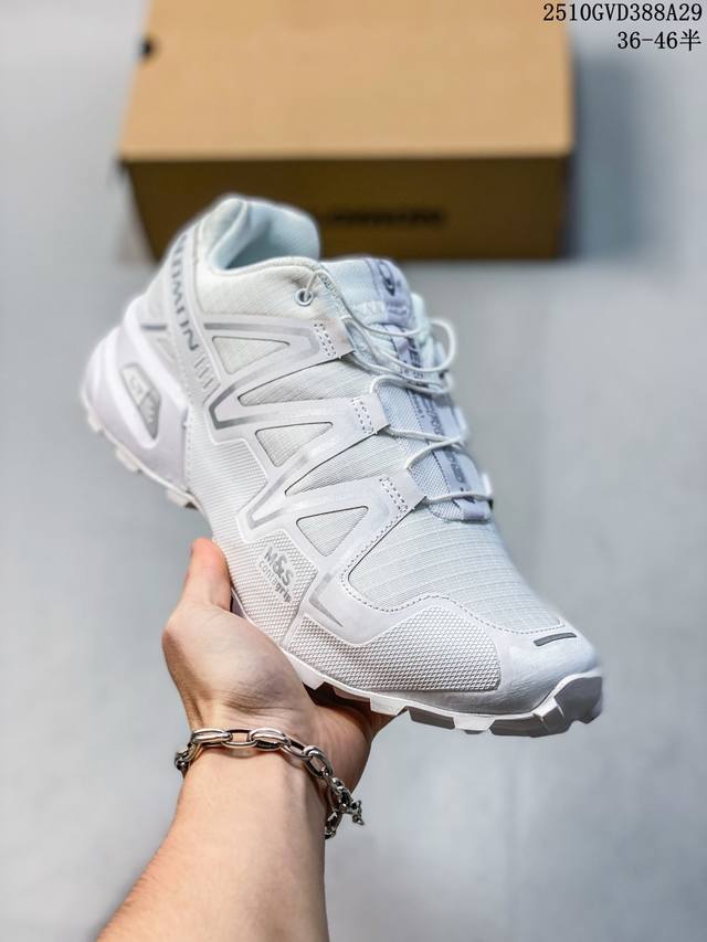 新品公司级 Salomon 萨洛蒙 Speedcross 3 减震 户外 织物 包裹性 支撑 防水 跑鞋 萨洛蒙 Salomon Speedcross 3是一款