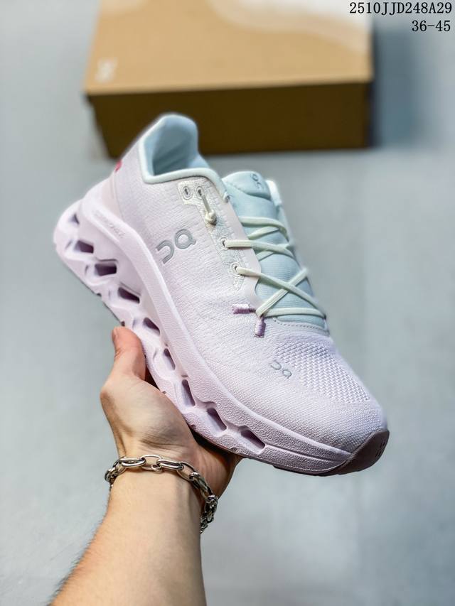 On昂跑 Cloudtilt 网布 舒适轻质 减震耐磨 低帮 生活休闲鞋 白黑 10Jjd248A29