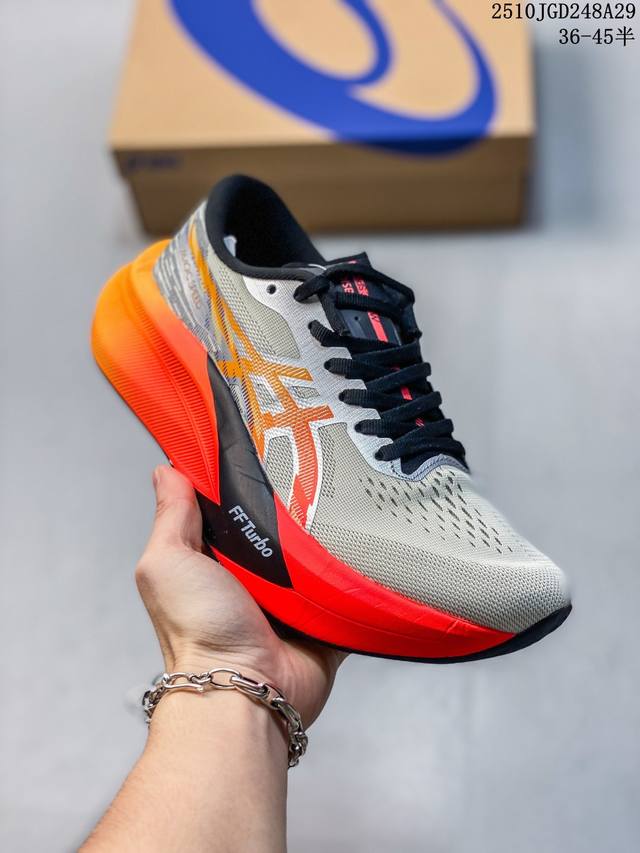 Asics Magic Speed 4 Cp 碳板 时尚 织物减震 低帮 Flytefoam 竞速训练长跑跑步鞋 男款 10Jgd248A29