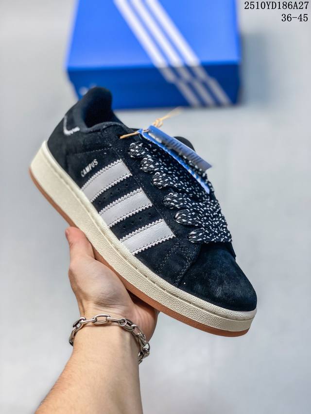 特价盲盒报尺码颜色随机 阿迪达斯三叶草Adidas Campus 00S 面包鞋复古休闲板鞋。 千禧回潮！Adidas Campus 00S 经典再现！面包化的