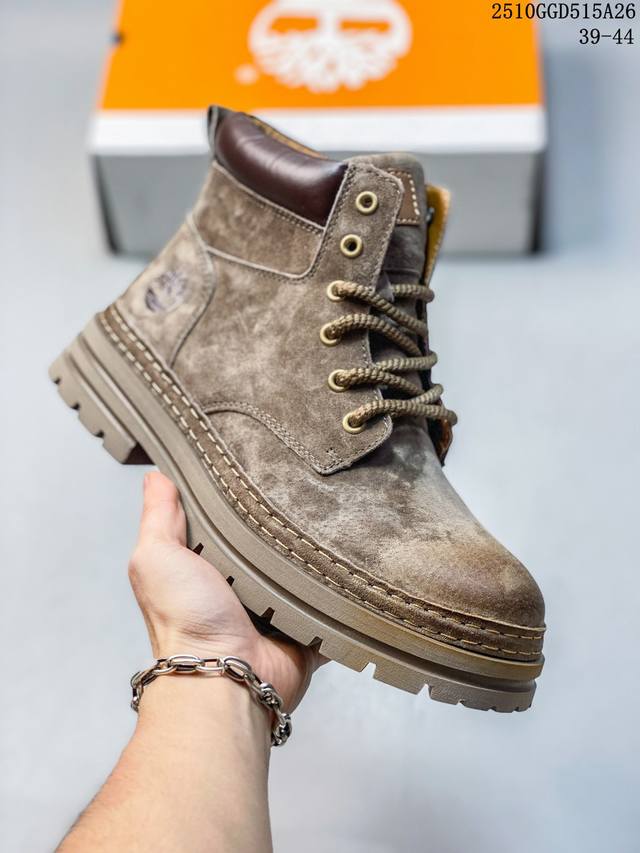 公司级 Timberland添柏岚靴子天伯伦高帮马丁靴 踢不烂经典大黄靴 高帮靴 马丁靴 户外休闲潮流系列 搭配防臭防腐真皮乳胶鞋垫，给您完美的穿着体验，质量考