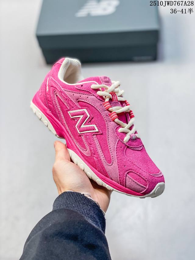 New Balance 新百伦204 系列 复古休闲运动百搭老爹跑步鞋 #采用猪巴革组合网织鞋面材质 #3层组合底模精密开发 #中底嵌入碳板缓震及后跟嵌入Tpu