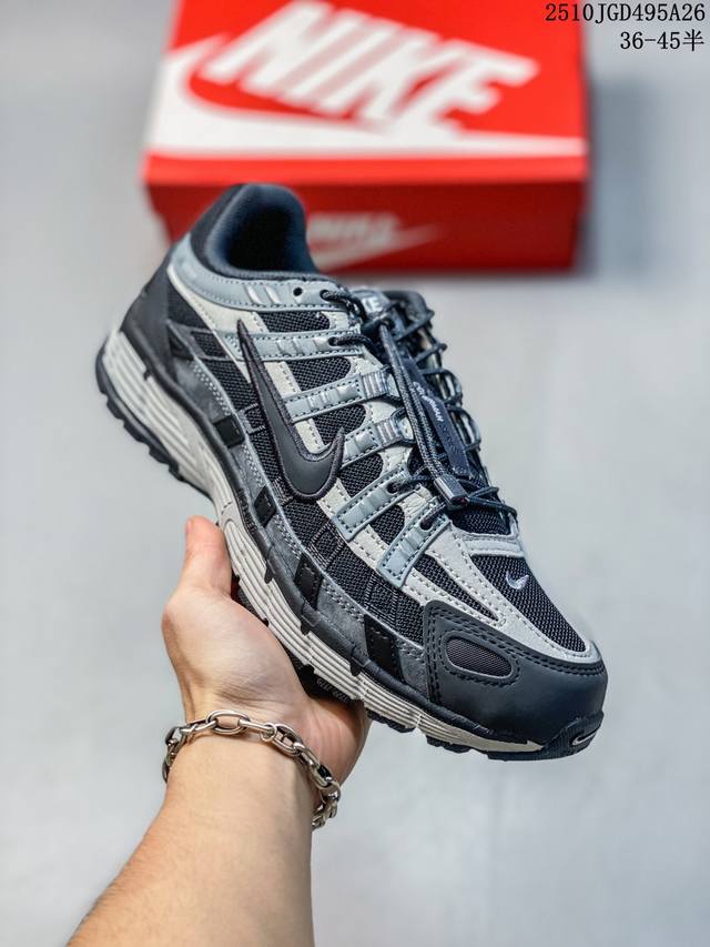 公司级 耐克 Nike 男女子休闲运动鞋 P-6000Premium 轻便舒适透气防滑缓震耐磨跑步鞋。P-6000 是一款植根于 2000 年代风格的混合款式，