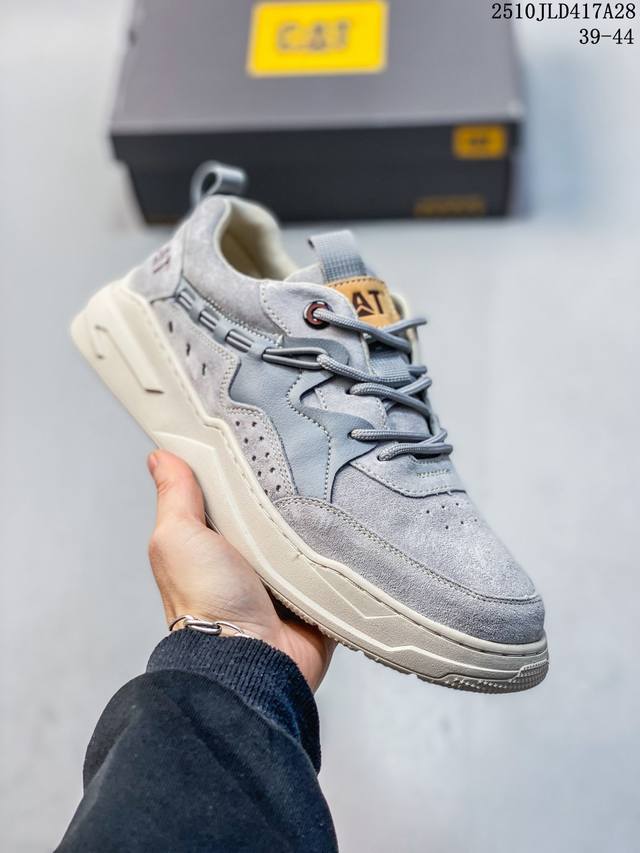 卡特Tramp Hike Low秋冬新 户外休闲低帮男鞋 广东中山代工厂P 原产楦型 台产耐磨麂皮材质 手工马克线固特异缝制工艺 轻量柔韧橡胶防滑大底# 正确原