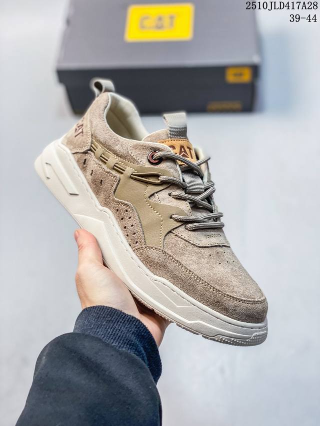 卡特Tramp Hike Low秋冬新 户外休闲低帮男鞋 广东中山代工厂P 原产楦型 台产耐磨麂皮材质 手工马克线固特异缝制工艺 轻量柔韧橡胶防滑大底# 正确原