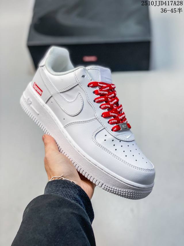 耐克 Nike Air Force 1 '07 Low 空军一号含气垫 低帮 小白鞋 百搭厚底增高休闲运动板鞋。 10Jjd417A28