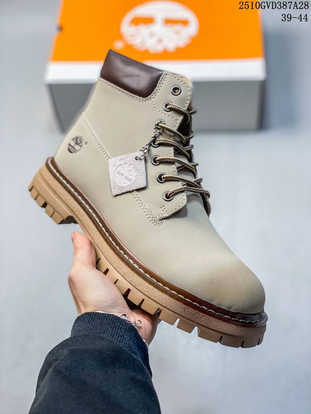 Timberland添柏岚 天伯伦秋冬新品 毛绒内里保暖锁热 秋冬必备户外休闲大黄靴系列 #广东大厂品质 原盒原包装 #时尚潮流搭配 面料采用意大利顶级磨砂细纹