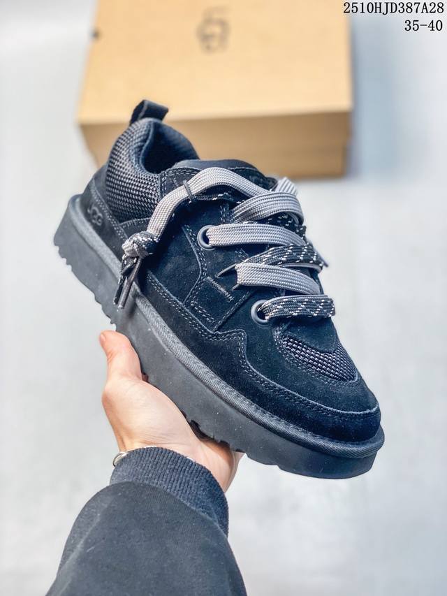 Ugg Lowmel Lo 4032 梅尔系列 栗色 顶级莞产版 经典秋冬羊皮毛一体雪地靴 隆丰A级澳洲进口羊皮毛一体 完全遵循Zp工艺流程 代工厂P原厂版师