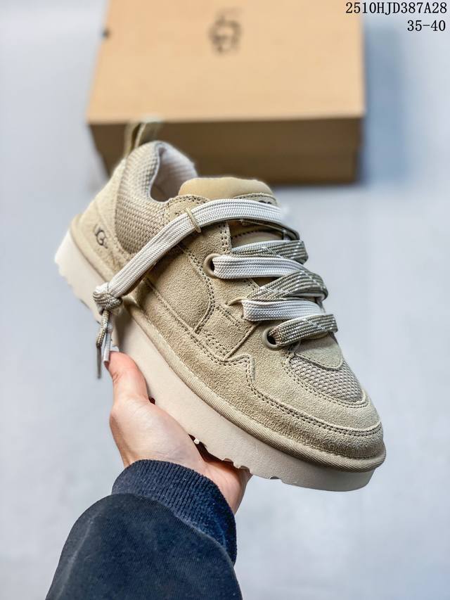 Ugg Lowmel Lo 4032 梅尔系列 栗色 顶级莞产版 经典秋冬羊皮毛一体雪地靴 隆丰A级澳洲进口羊皮毛一体 完全遵循Zp工艺流程 代工厂P原厂版师