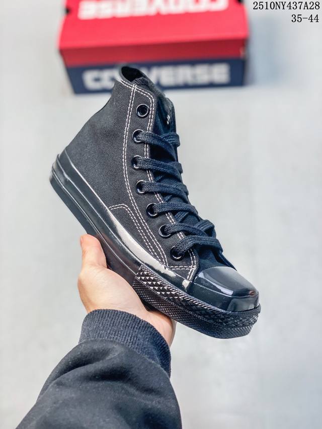 偏大偏大偏大 Converse All Star Squaretoe Hi 匡威新款 日本限定 新款方头系列 耐磨高帮男女同款休闲帆布鞋 来自Converse