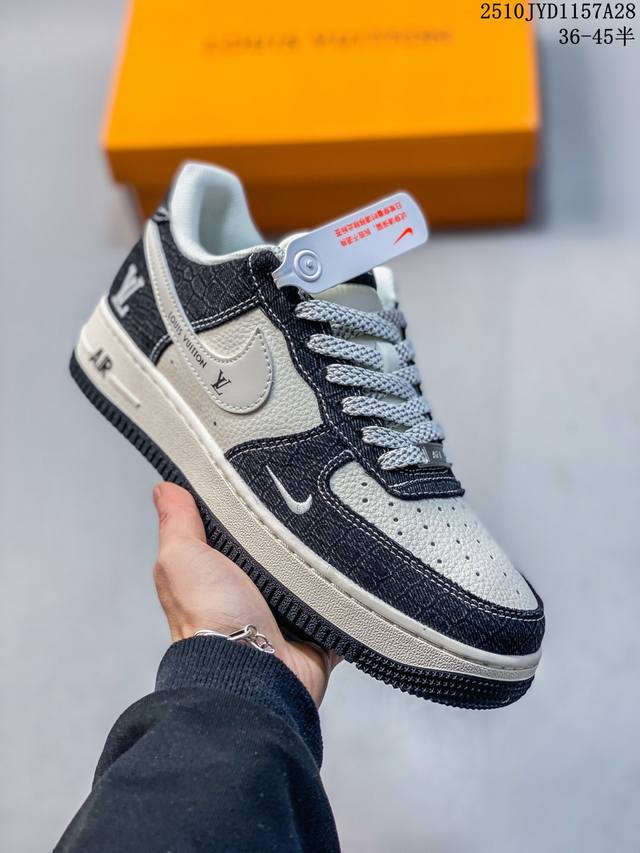 海外限量发售！公司级Nike Air Force 1 '07 Low “Bape联名 双拼老人头”空军一号 低帮 运动鞋 休闲鞋 折边针车 工艺难度大 原楦头原