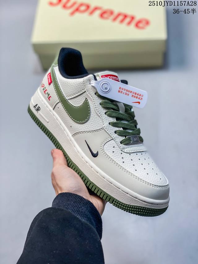 海外限量发售！公司级Nike Air Force 1 '07 Low “Bape联名 双拼老人头”空军一号 低帮 运动鞋 休闲鞋 折边针车 工艺难度大 原楦头原