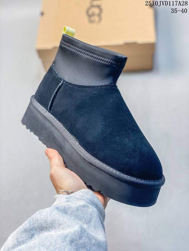 公司级Ugg 百搭单品 Ugg 秋冬羊皮毛一体雪地靴 全鞋采用Zp同厂 隆丰A级澳洲进口羊皮毛一体 品牌代工厂P生产线 完全遵循Zp工艺流程 代工厂P原厂版师