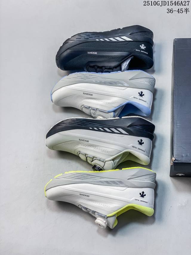 公司级迪桑特Descente Lavitate Wire 3.0 舒适百搭防滑耐磨 低帮 休闲跑步鞋 采用大网眼材质鞋面 轻薄通透不闷热 前掌易弯折设计 提供灵