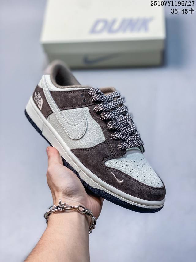 海外爆款限量发售！公司级 Nike Sb Dunk Low“Supreme联名 拼色白勾勾” 周年高端定制 低帮休闲板鞋 定制鞋盒 大厂纯原品质出货 超高清洁度