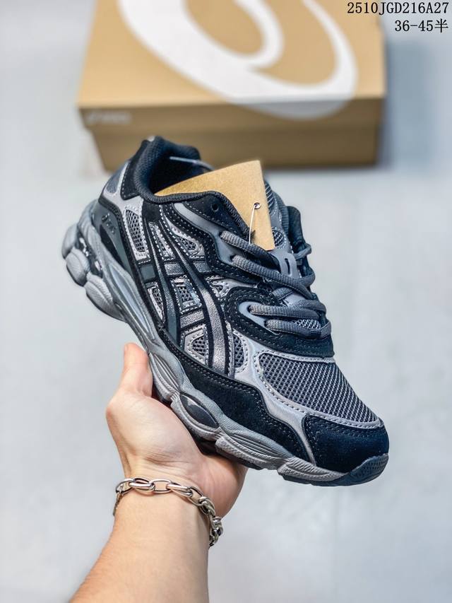 公司级 亚瑟士 Asicsgel-Nimbus10.1复古跑鞋 厚底增高运动老爹鞋，Asics 发布 Min-Nano X Asics Gel-Nimbus 1