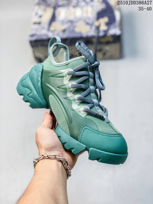 双十一福利特价 广东原装高端版本 迪奥系列 迪奥 Dior D-Connect 运动休闲 马蹄鞋 Dior 迪奥 经典老款19Ss巴黎时装周第一场分量十足的大秀