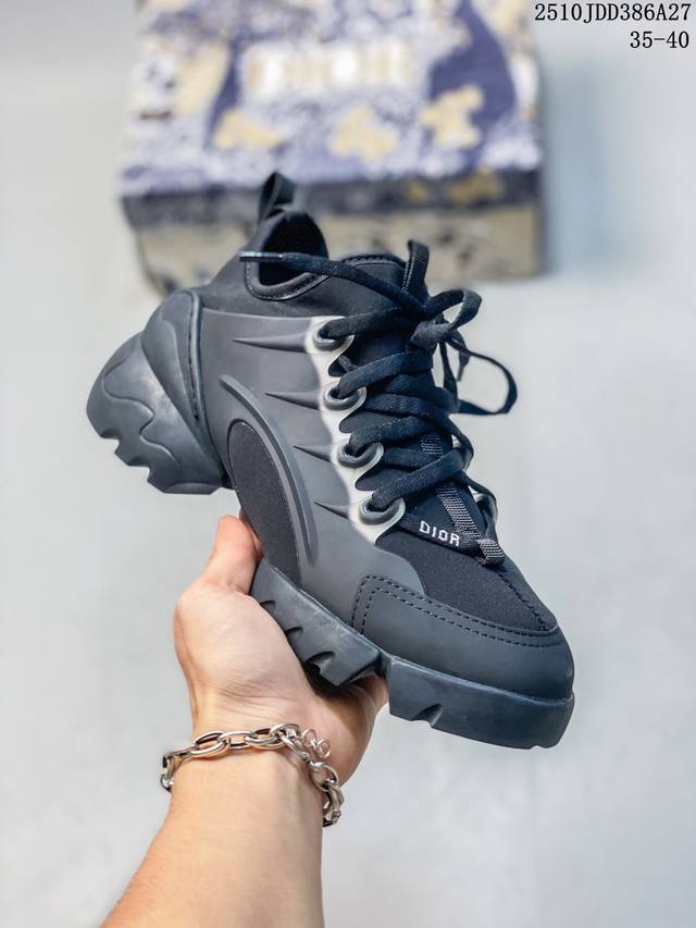 双十一福利特价 广东原装高端版本 迪奥系列 迪奥 Dior D-Connect 运动休闲 马蹄鞋 Dior 迪奥 经典老款19Ss巴黎时装周第一场分量十足的大秀