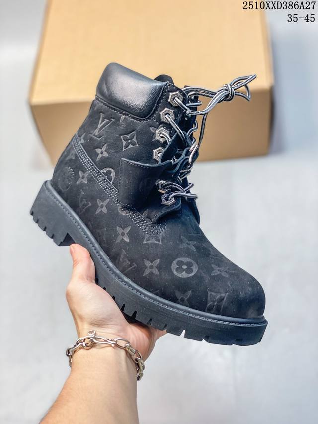 中山顶级纯原 原版一比一开发 市面天花板品质 无法被超越 大货出货 Lv X Timberland Lv联名添柏岚大黄靴 顶奢流量品牌与时代经典的结合之作 巴黎