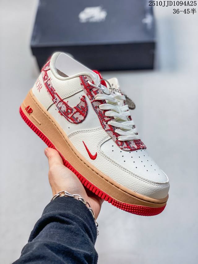 公司级带半码 海外限量发售！公司级Nike Air Force 1 '07 Low 空军一号 低帮 运动鞋 休闲鞋 折边针车 工艺难度大 原楦头原纸板 原装鞋盒