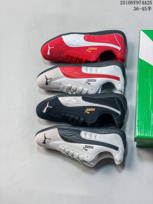 真标带半码 Puma Speedcat Og 彪马罗马阿莫尔系列百搭单品 复古运动休闲赛车跑鞋 以趣味十足又前卫复古的设计引领潮流将赛道精神融入街头时尚 开启前