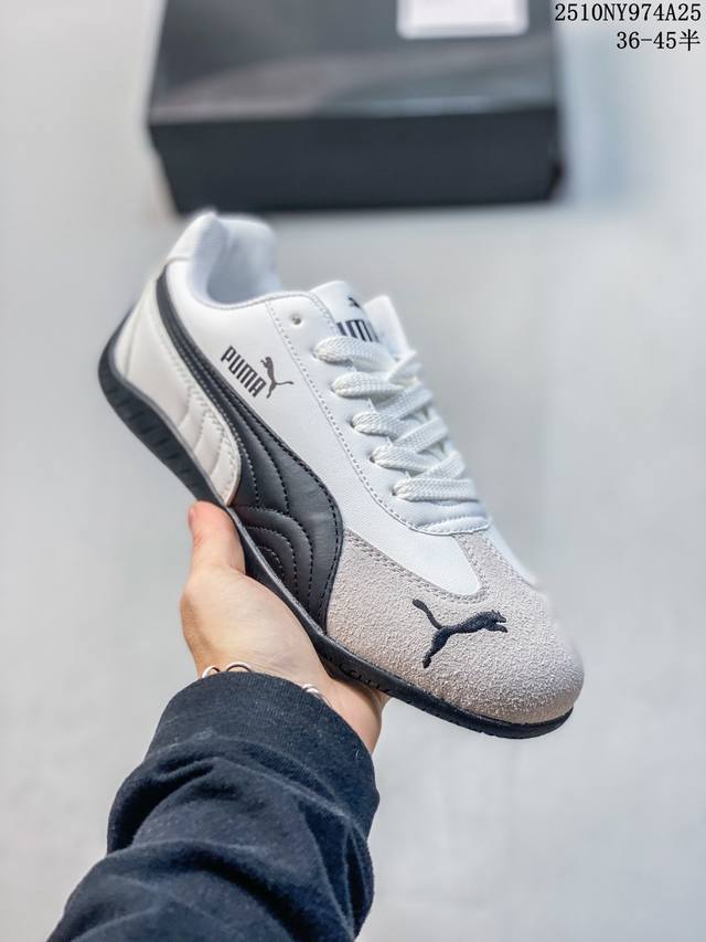 真标带半码 Puma Speedcat Og 彪马罗马阿莫尔系列百搭单品 复古运动休闲赛车跑鞋 以趣味十足又前卫复古的设计引领潮流将赛道精神融入街头时尚 开启前
