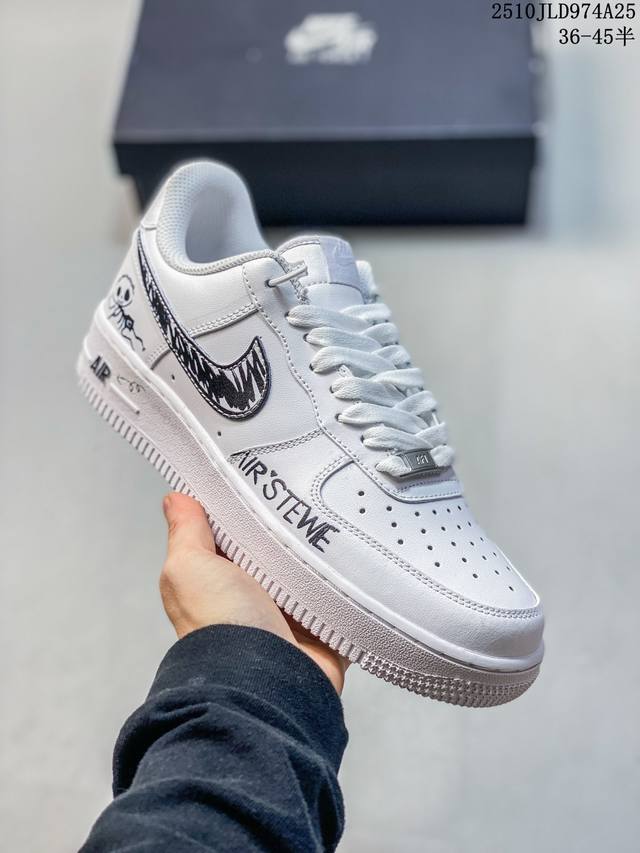 公司级带半码 海外限量发售！公司级Nike Air Force 1 '07 Low 空军一号 低帮 运动鞋 休闲鞋 折边针车 工艺难度大 原楦头原纸板 原装鞋盒