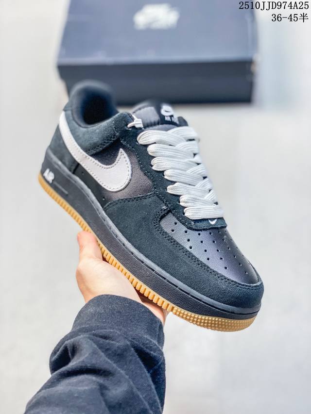公司级带半码 海外限量发售！公司级Nike Air Force 1 '07 Low 空军一号 低帮 运动鞋 休闲鞋 折边针车 工艺难度大 原楦头原纸板 原装鞋盒