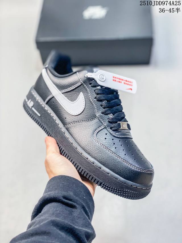 公司级带半码 海外限量发售！公司级Nike Air Force 1 '07 Low 空军一号 低帮 运动鞋 休闲鞋 折边针车 工艺难度大 原楦头原纸板 原装鞋盒
