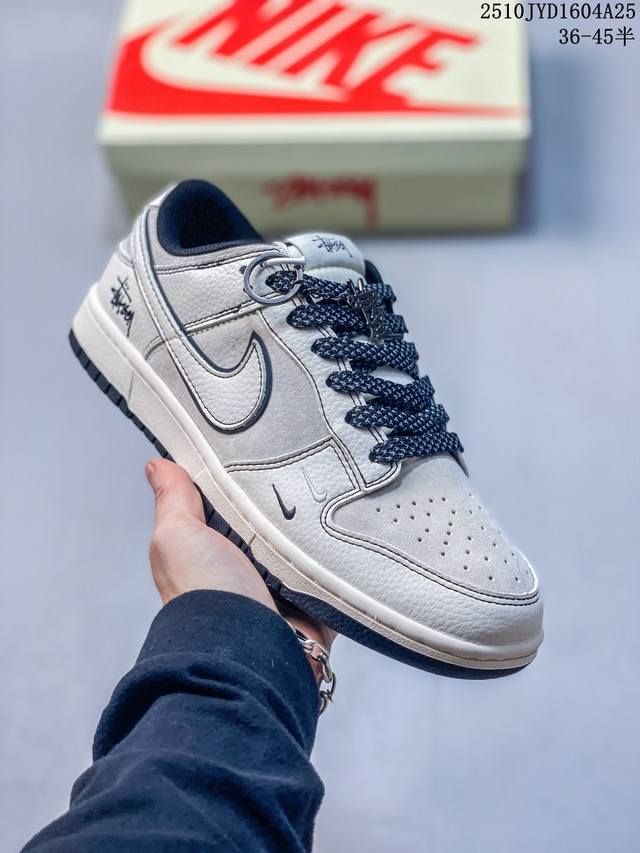 真标带半码 耐克Nike Sb Zoom Dunk Low 板鞋 系列经典百搭休闲运动板鞋加厚鞋舌的填充，使舒适性大大提升，同时也更方便穿脱中底部分则加入了脚感