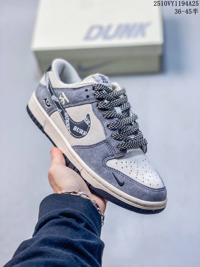 真标带半码 Nike Sb Dunk Low“ 冠军联名 蓝红勾” 周年高端定制 低帮休闲板鞋 定制鞋盒 大厂纯原品质出货 超高清洁度 皮料切割干净无任何毛边