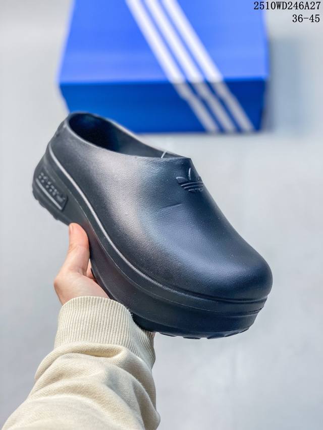 Adidas Originals Adifom Stan Smith Mule 潮流 厚底舒适 速干包头拖鞋 男女款 10Wd246A27