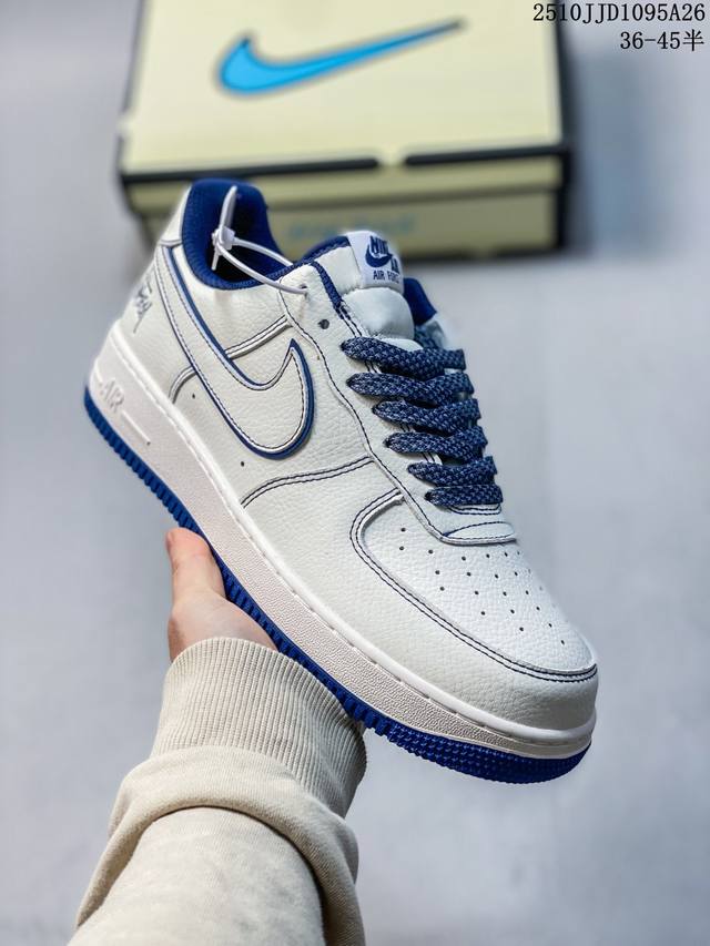 公司级带半码 海外限量发售！公司级Nike Air Force 1 '07 Low 空军一号 低帮 运动鞋 休闲鞋 折边针车 工艺难度大 原楦头原纸板 原装鞋盒