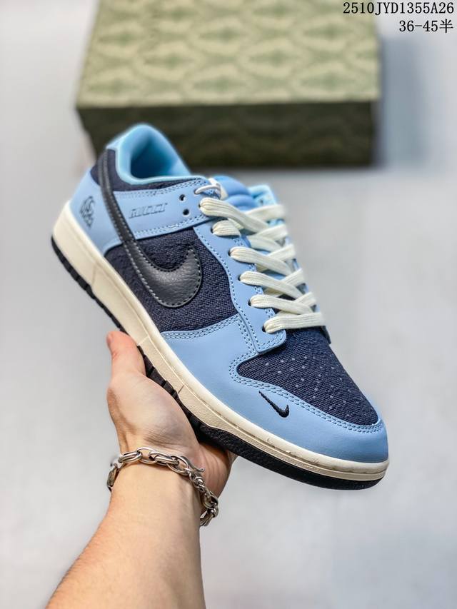 真标带半码 耐克Nike Sb Zoom Dunk Low 板鞋 系列经典百搭休闲运动板鞋加厚鞋舌的填充，使舒适性大大提升，同时也更方便穿脱中底部分则加入了脚感