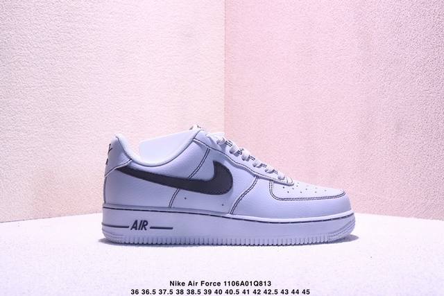 Nike Air Force 1 ’07 空军一号低帮百搭休闲运动板鞋。柔软、弹性十足的缓震性能和出色的中底设计，横跨复古与现代的外型结合，造就出风靡全球三十多