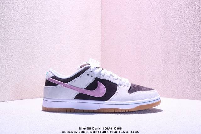 耐克Nike Sb Dunk Low 扣篮系列 复古低帮休闲运动滑板板鞋。采用脚感柔软舒适Zoomair气垫，有效吸收滑板等极限运动在落地时带来的冲击力，为街头