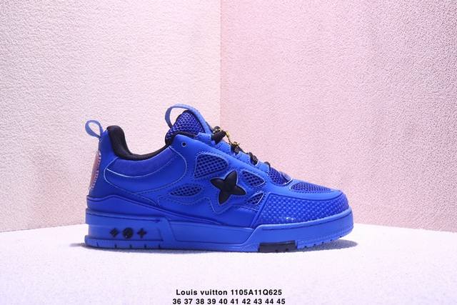 真标Louis Vuitton Trainer Sneaker Low 路易威登 休闲运动文化百搭板鞋 尺码:40-45 Xm1105Q625