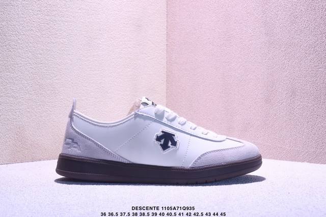 公司级迪桑特Descente Chron pacer 复古轻质 耐磨低帮 生活休闲鞋 货号:D5331Lsn20 尺码:36 36.5 37.5 38 38.5
