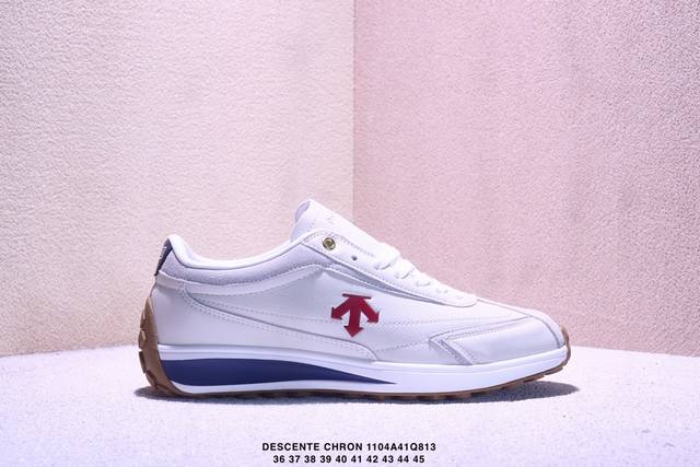 公司级迪桑特Descente Chron Court Sb 复古轻质 耐磨低帮 生活休闲鞋 Xm1104Q813