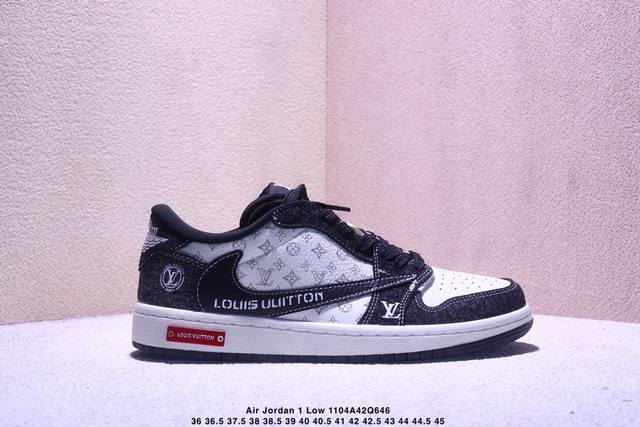 海外爆款限量发售！Travis Scott X Fragment Design X Jordan Air Jordan 1 Low Og Sp “Supreme