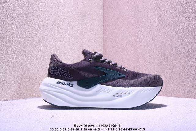 Book超级甘油Glycerin Max男女超轻高弹运动增高厚底充氮减震跑鞋 Xm1103Q612