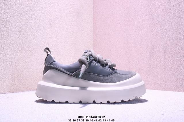 公司级 秋冬新款 Ugg 大众设计 经典复古 时尚个性潮流百搭舒适 低帮 生活休闲鞋 男女同款 Xm1103Q222