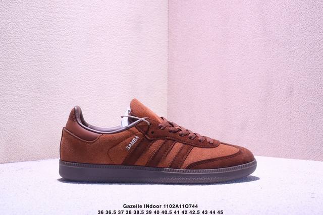 Bad Bunny Adidas Originals Gazelle Indoor 三叶草休闲防滑耐磨低帮板鞋 货号:Js5055 尺码：36-45 半 Xm1