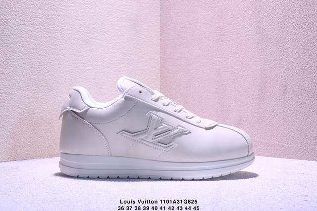 Louis Vuitton 路易威登 升级厚实抽屉礼品鞋盒，采用粒面环保纤维革鞋面材质，嵌入超软脚感Eva物料鞋垫，外置防滑耐磨橡胶大底法国巴黎百年奢侈品牌Lv