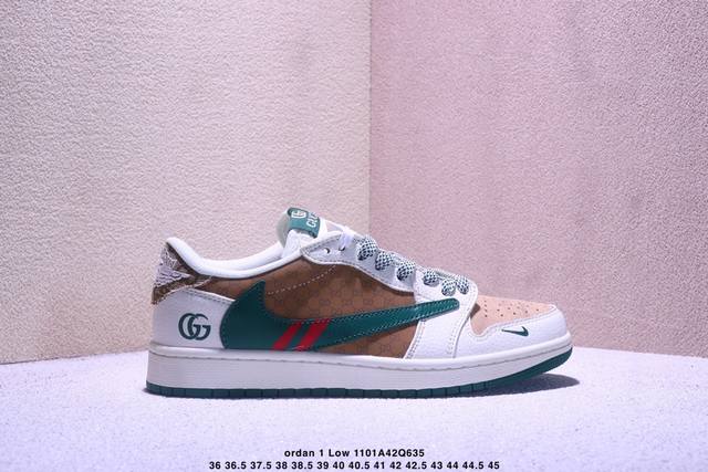 高端定制 A-Cold-Wallx Jordan 1 Low Acw联名 倒勾低帮休闲版本 原厂全头层皮 大厂纯原品质出货 纯正版型 定制鞋盒 皮料切割干净无任