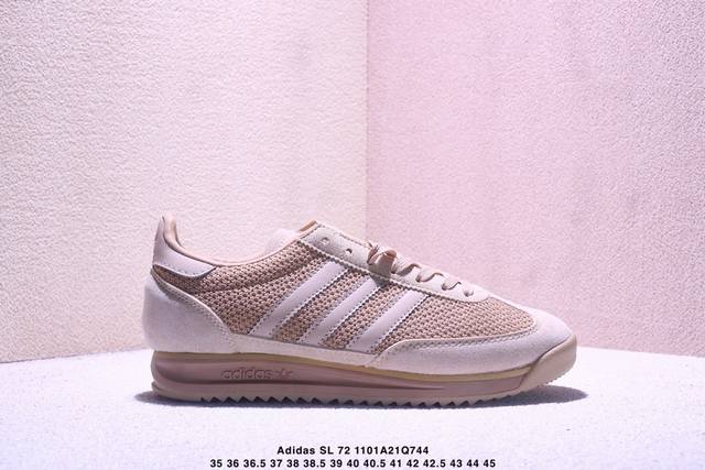 Adidas Sl 72 Rs 系列 德训足球风百搭低帮休闲运动板鞋 Xm1101Q744