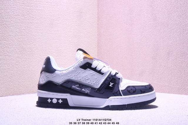 L8版市面最高性价比版本头层皮 品质过硬底气十足 驴家Lv Trainer 原版完美楦型 品控胜过市面百分之95 欢迎大家拿去与市面高于几十元的版本相互对比。